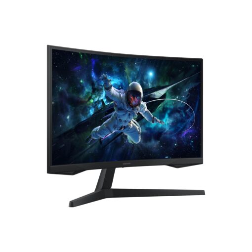 SAMSUNG 32” Odyssey G55C Series QHD 1000R Curved Gaming Monitor, 1ms(MPRT), HDR10, 165Hz, AMD Radeon FreeSync, Eye Care, Glare Free, Sharp Resolution LS32CG550ENXZA, 2024 - Image 12