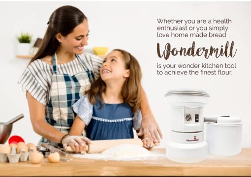 Wondermill Grain Mill - Electric Grain Mill Grinder for Healthy Gluten-Free Flours - Image 6