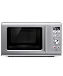 Breville BMO650SIL1BUC1 Compact Wave Soft Close Countertop Microwave Oven, Silver