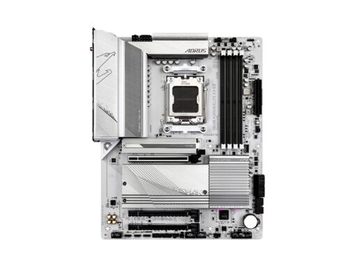 GIGABYTE B650 AORUS Elite AX ICE (AM5/ LGA 1718/ AMD/ B650/ ATX/ 5-Year Warranty/ DDR5/ Triple M.2/ PCIe 5.0/ USB 3.2 Gen2X2 Type-C/WiFi 6E/ 2.5GbE LAN/Snow White/EZ-Latch/Motherboard) - Image 4