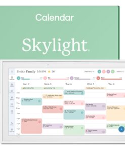 Skylight Calendar: 15-inch Digital Calendar & Chore Chart, Smart Touchscreen Interactive Display for Family Schedules – Wall Mount Included, Great for Organizing Your 2025 Calendar, Wall Planner