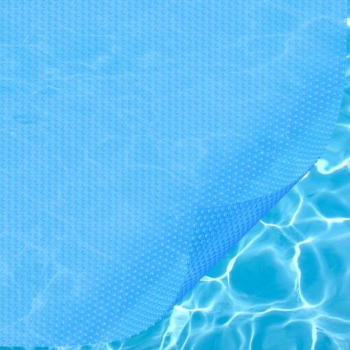 VEVOR Solar Pool Cover, 32 x 16 ft Rectangle Solar Cover 12 mil for Pools, Inground Above Ground Swimming Pool Solar Blanket with Bubble, Heat Retaining Solar Covers Blue - Image 3