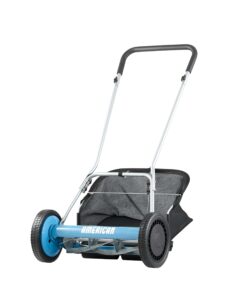 American Lawn Mower Company 1804-18 18-Inch 5-Blade Walk Behind Reel Lawn Mower with Grass Catcher