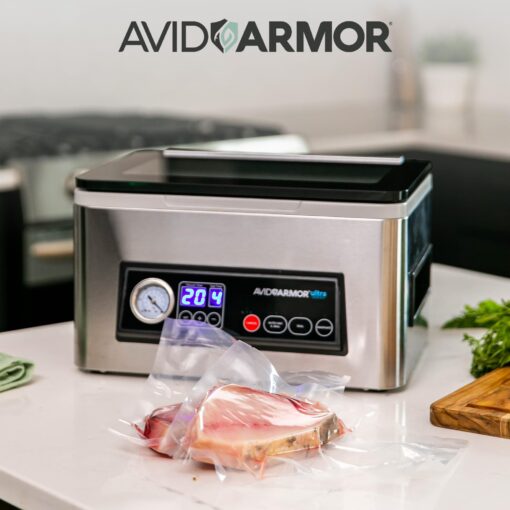 Avid Armor Chamber Vacuum Sealer Machine USV20 Ultra Series for Wet Foods, Meat Vacuum Packing Machine, Compact with 11.5-Inch Vaccum Sealer Bar - Image 2