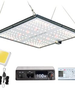ATREUM HYDRA-1000 100W LED Grow Light Full Spectrum - Samsung LM301B LED Diodes, Daisy Chain Dimmable Grow Lamp for Indoor Plants Veg Flower Hydroponic Greenhouse 2x2ft Coverage