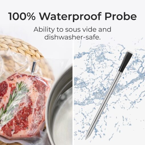 MEATER Block: WiFi Smart Wireless Meat Thermometer | 4 Probes, Long Range | Perfect for BBQ, Oven, Grill, Kitchen, Smoker, Air Fryer | Apple Watch, Alexa Compatible | iOS & Android App - Image 3