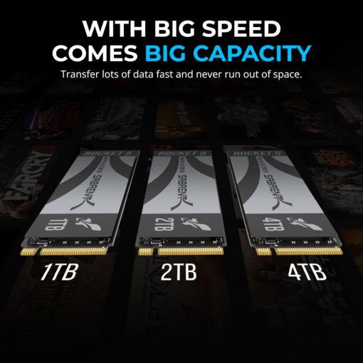 SABRENT Rocket 5 1TB Advanced Performance Internal M.2 PCIe GEN 5 14GB/s X4 NVMe SSD (SB-RKT5-1TB) - Image 4