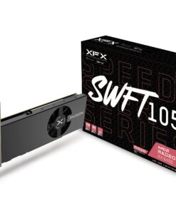XFX Speedster SWFT105 Radeon RX 6400 Gaming Graphics Card with 4GB GDDR6, AMD RDNA 2 RX-64XL4SFG2