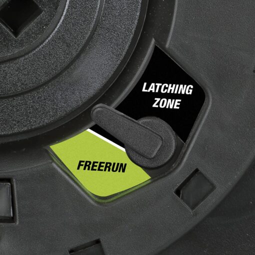 Flexzilla Levelwind Retractable Air Hose Reel, 3/8 in. x 75 ft., Heavy Duty, Lightweight, Hybrid, ZillaGreen - L8306FZ - Image 2