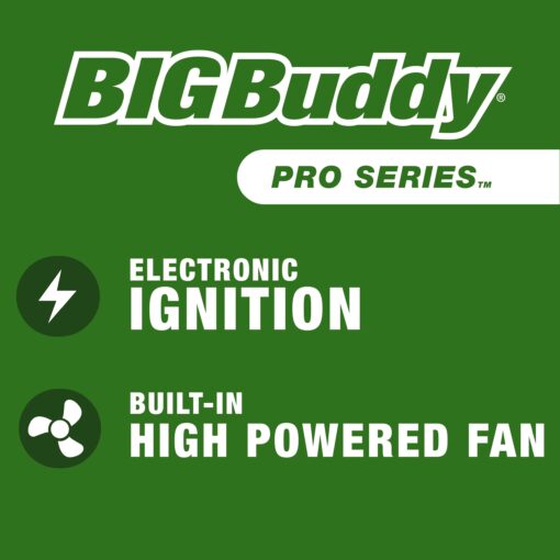 Mr. Heater 4,000-18,000 BTU Green Big Buddy Portable Liquid Propane Heater - Image 3