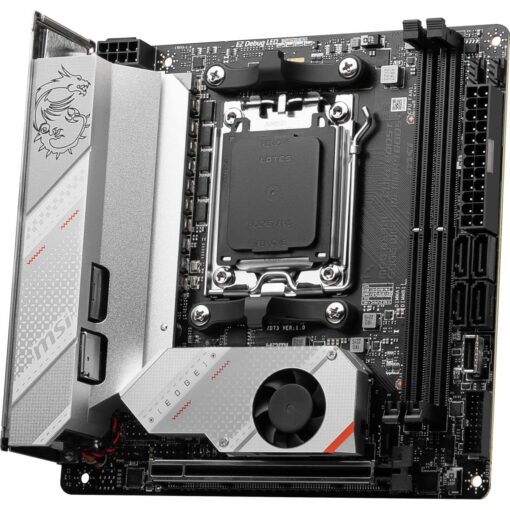 MSI MPG B650I Edge WiFi Gaming Motherboard (AMD Ryzen 9000/8000/7000 Series Processors, AM5, DDR5, PCIe 4.0, M.2, SATA 6Gb/s, USB 3.2 Gen 2, HDMI, Wi-Fi 6E, Bluetooth 5.3, 2.5Gbps LAN, Mini-ITX) - Image 6