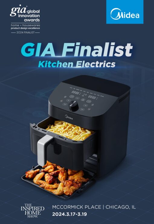 Midea Dual Basket Air Fryer Oven 11 Quart 8 in 1 Functions, Clear Window, Smart Sync Finish, Works with Alexa, Wi-Fi Connectivity, 50+ App Recipes for family meals, Bake, Roast, Grill, Broil, Toast - Image 2