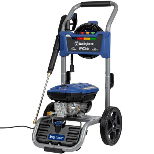 Westinghouse WPX2700e Electric Pressure Washer, 2700 PSI and 1.76 Max GPM, Induction Motor, Onboard Soap Tank, Spray Gun and Wand, 5 Nozzle Set, for Cars/Fences/Driveways/Homes/Patios/Furniture - Image 3