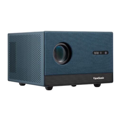 ViewSonic LX60HD 1080p LED Portable Projector with Built-in Google TV, H/V Keystone, Auto Focus, Bluetooth, and Wi-Fi for Smart Home Theater