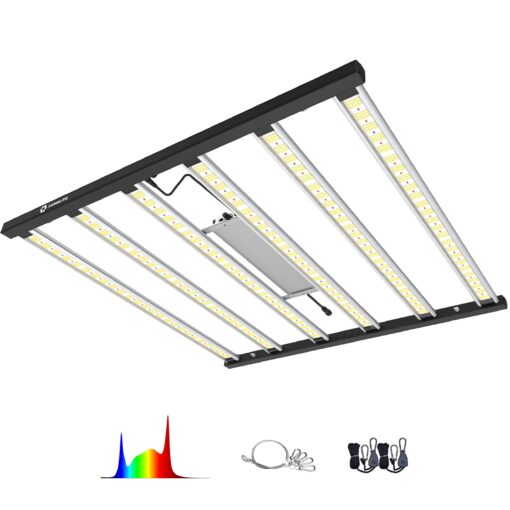 FARMLITE Grow Light LED Grow Lights for Indoor Plants Full Spectrum Growing Light Plant Hanging Growing Lamps Seedling Daisy Chain Dimmable Board 4x4ft Coverage (680watts)