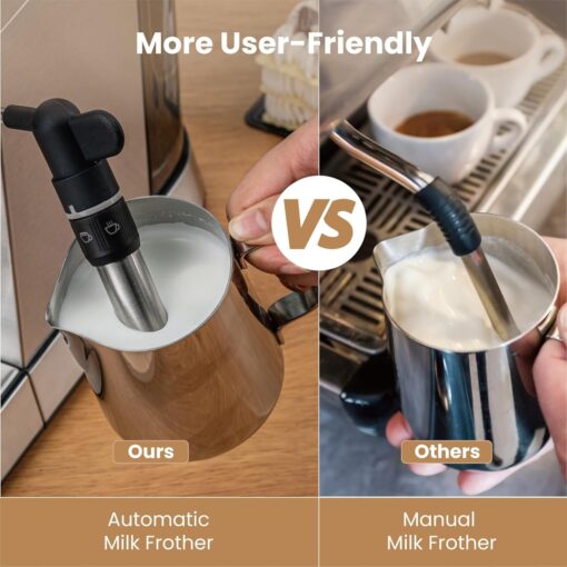Gevi Commercial Espresso and Coffee Makers with Portafilter for Nespresso Original Capsules and Coffee Powder, Professional Espresso Maker with Milk Frother for Cappuccino, Latte - Image 9