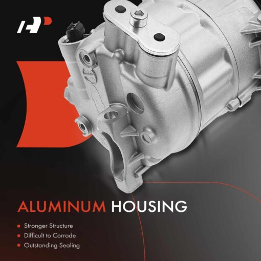 A-Premium Air Conditioner AC Compressor with Clutch Compatible with Maserati Ghibli 3.0L 2014-2019 - Image 8