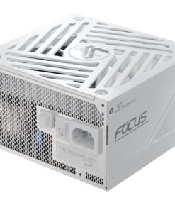 Seasonic Focus GX-750 White ATX3, 750W 80+ Gold Full-Modular, Fan Control in Fanless, Silent, Cooling Mode, 10 Year Warranty, Power Supply for Gaming and Various Application, SRP-FGX751-A5A32SF.