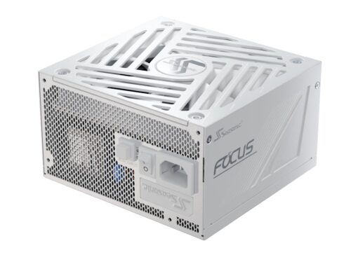 Seasonic Focus GX-750 White ATX3, 750W 80+ Gold Full-Modular, Fan Control in Fanless, Silent, Cooling Mode, 10 Year Warranty, Power Supply for Gaming and Various Application, SRP-FGX751-A5A32SF.