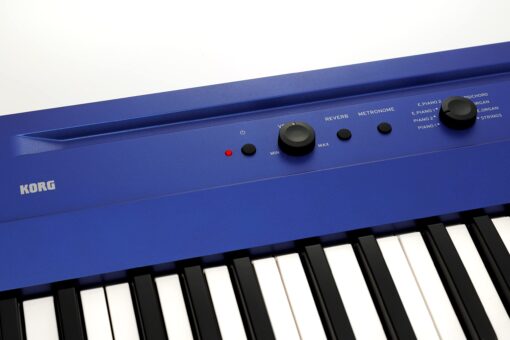 Korg Liano Portable 88-key Digital Piano w/ Semi-Weighted Keys, Bass Reflex Speakers and includes a Sustain Pedal & Power Adapter - Blue - Image 8