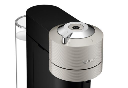 Nespresso Vertuo Next Coffee and Espresso Maker by Breville, with Aeroccino Milk Frother, Light Grey - Image 4