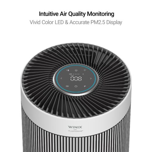 WINIX T810 Air Purifier for Home Extra Large Room Up to 1968 Ft² in 1 Hr With Smart Wi-Fi, Air Quality Monitor, True HEPA, Carbon Filter and Auto Mode, Captures Pet Allergies, Smoke, Dust - Image 5