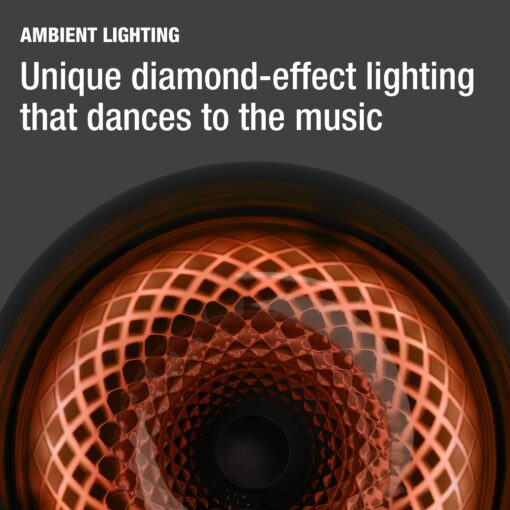 Harman Kardon Aura Studio 4 - Bluetooth Home Speaker - Superior Sound Performance - 5 Diamond-Effect Lighting Themes - Made with Recycled Materials - Image 5