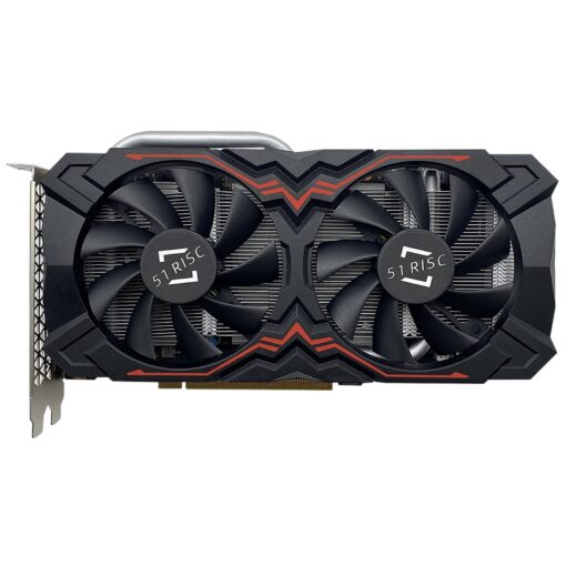 51RISC GeForce GTX 1660 Super Graphics Card, 6GB GDDR6 Gaming PC GPU 192bit Video Card PCIe 3.0 x16 DP HDMI DVI Display 1660S Game Cards