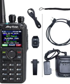 AnyTone AT-D878UVII Plus – Dual Band DMR/Analog 7W VHF, 6W UHF Handheld Radio w/FREE $97 Training Course – Bluetooth PTT, Digital/Analog APRS RX & TX - 500K Contacts Plus Great Support from BridgeCom!