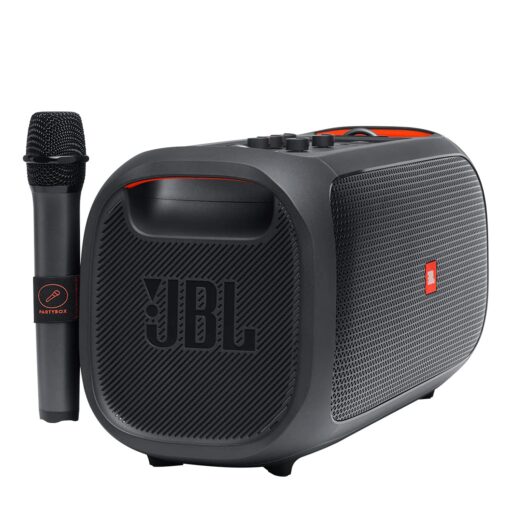 JBL PartyBox On-The-Go Powerful Portable Bluetooth Party Speaker with Dynamic Light Show, black - Image 8