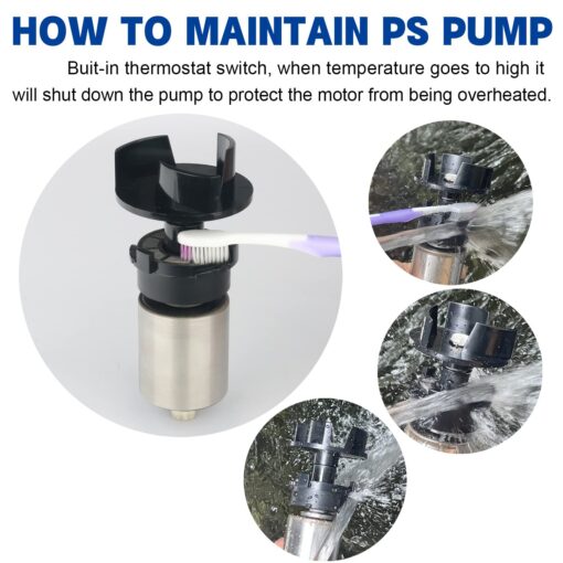 WaterRebirth (9800GPH-620W,UL listed) High Flow Submersible Pond Water Aquarium Pump Multi Scenario Application - Image 4