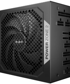 be quiet! Power Zone 2 850W ATX 3.1 PSU | 80 Plus and Cybenetics Platinum Efficiency | Zero RPM Low-Noise Power Supply | PCIe 5.1 Ready | Black | BP007US
