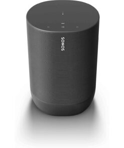 Sonos Move - Battery-powered smart speaker for outdoor and indoor listening, Wi-Fi and Bluetooth with Alexa built-in - Black