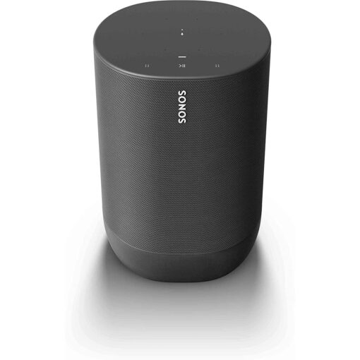 Sonos Move - Battery-powered smart speaker for outdoor and indoor listening, Wi-Fi and Bluetooth with Alexa built-in - Black