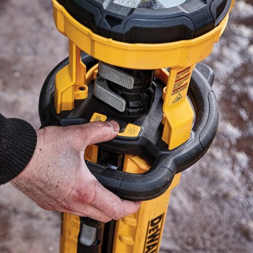 DEWALT 20V MAX LED Work Light, 3000 Lumens of Brightness with 3 Modes, Tripod Base, Bare Tool Only (DCL079B) - Image 5