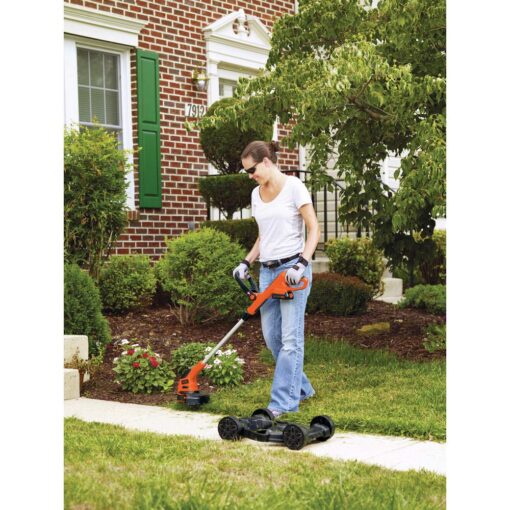 BLACK+DECKER Combination String Trimmer, Lawn Mower, and Edger, Cordless 3-in-1 (MTC220) - Image 5