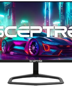 Sceptre New 24.5-inch Gaming Monitor 240Hz 1ms DisplayPort x2 HDMI x2 100% sRGB AMD FreeSync Premium Build-in Speakers, Machine Black 2024 (E255B-FWD240 Series)