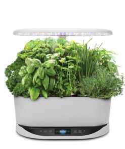 AeroGarden Bounty - Indoor Garden with LED Grow Light, WiFi and Alexa Compatible, White