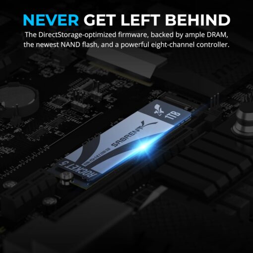 SABRENT Rocket 5 1TB Advanced Performance Internal M.2 PCIe GEN 5 14GB/s X4 NVMe SSD (SB-RKT5-1TB) - Image 2