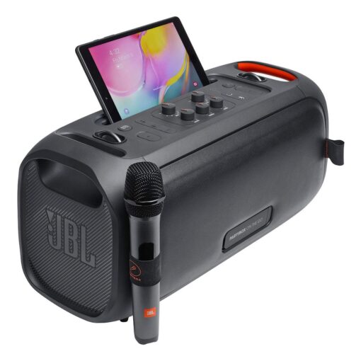 JBL PartyBox On-The-Go Powerful Portable Bluetooth Party Speaker with Dynamic Light Show, black - Image 7
