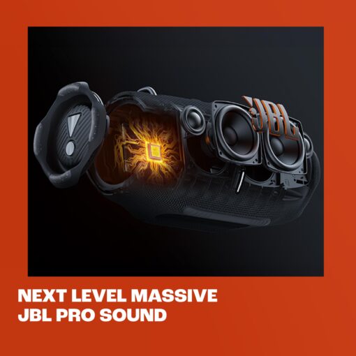 JBL Xtreme 4 - Portable Bluetooth Speaker, Powerful Sound and Deep Bass, IP67 Waterproof, 24 Hours of Playtime, Powerbank, PartyBoost for Multi-Speaker Pairing (Camo) - Image 5