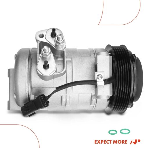 A-Premium Air Conditioner AC Compressor with Clutch Compatible with Jeep Wrangler 3.8L 2007-2011 Sport Utility - Image 2