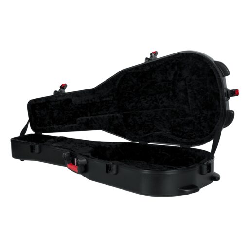 Gator Cases Molded Flight Case For Acoustic Dreadnought Guitars With TSA Approved Locking Latches; (GTSA-GTRDREAD) - Image 4