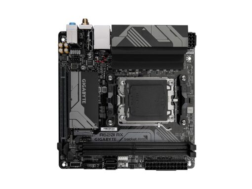 GIGABYTE A620I AX (AM5/ LGA 1718/ AMD/ A620/ Mini-ITX/ 5-Year Warranty/ DDR5/ Single M.2/ PCIe 4.0/ USB 3.2 Gen1 Type-C/Realtek Wi-Fi 6E/ Realtek 2.5GbE/ Q-Flash Plus/PCIe EZ-Latch/Motherboard) - Image 4