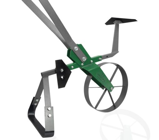 Varomorus High Wheel Cultivator, Self Cleaning Steel Single Wheel Hoe, Modular Plow Garden Tool for Gardening - Image 6