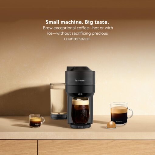 Nespresso Vertuo Pop+ Coffee and Espresso Machine by De'Longhi with Aeroccino Milk Frother, Liquorice Black - Image 7