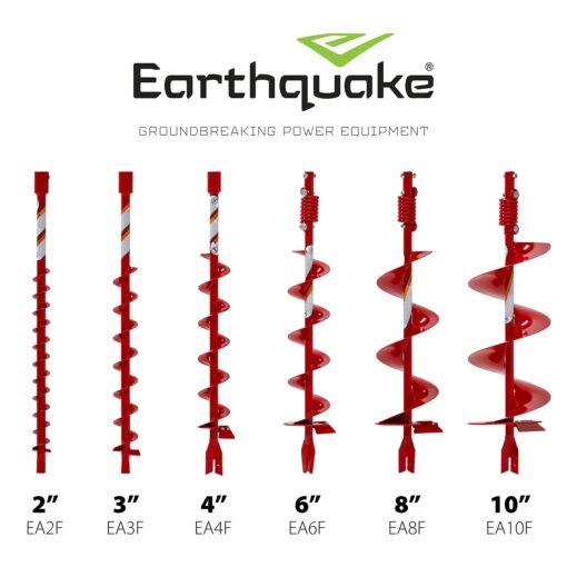 Earthquake EA10F 10-Inch Diameter 36-Inch Long Earth Auger with Fishtail Point and Flex Coil Shock Spring - Image 3