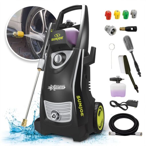 Sun Joe Electric Pressure Power Washer, 2200 PSI (PWMA Certified), 1.1 GPM, Dual Soap Tanks, SPX3000 (35-FT GFCI Water-Safe, Power Cord) - Image 4
