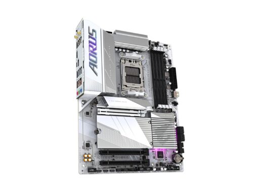 GIGABYTE B650E AORUS Elite X AX ICE AM5 LGA 1718 AMD B650 ATX Motherboard with 5-Year Warranty, DDR5, 3X M.2, PCIe 5.0, USB 3.2 Gen2X2 Type-C, WiFi 6E, 2.5GbE LAN, Q-Flash Plus, EZ-Latch Plus - Image 6