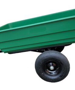 Tow Barrow Dumping Lawn and Garden Utility Trailer, 6.5 Cubic Foot